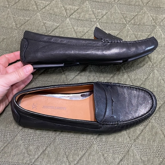 JOHNSTON AND MURPHY Suede Maggie Bit Loafers main image 0